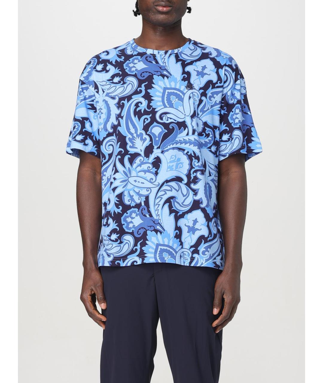 ETRO Синяя футболка, фото 2