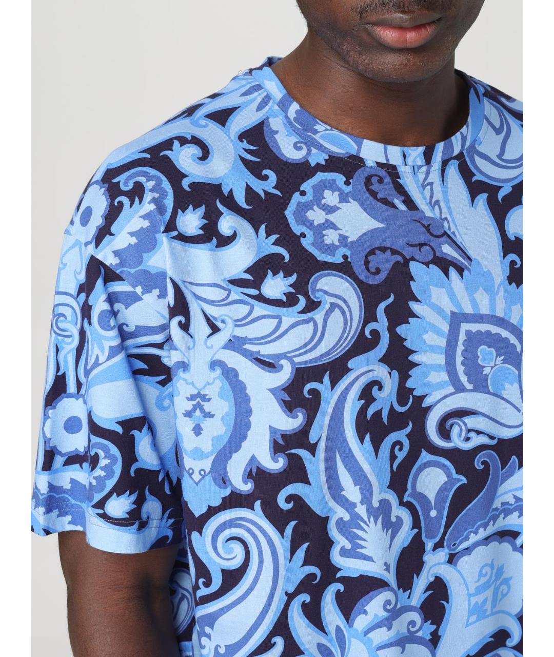ETRO Синяя футболка, фото 6