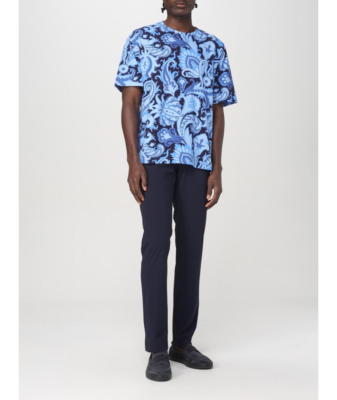 ETRO Синяя футболка, фото 3