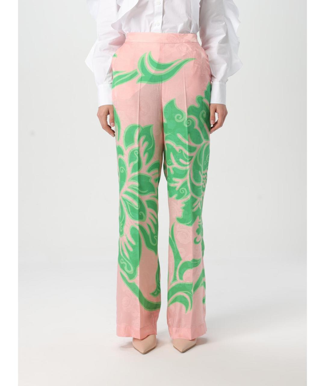ETRO Мульти вискозные прямые брюки, фото 2