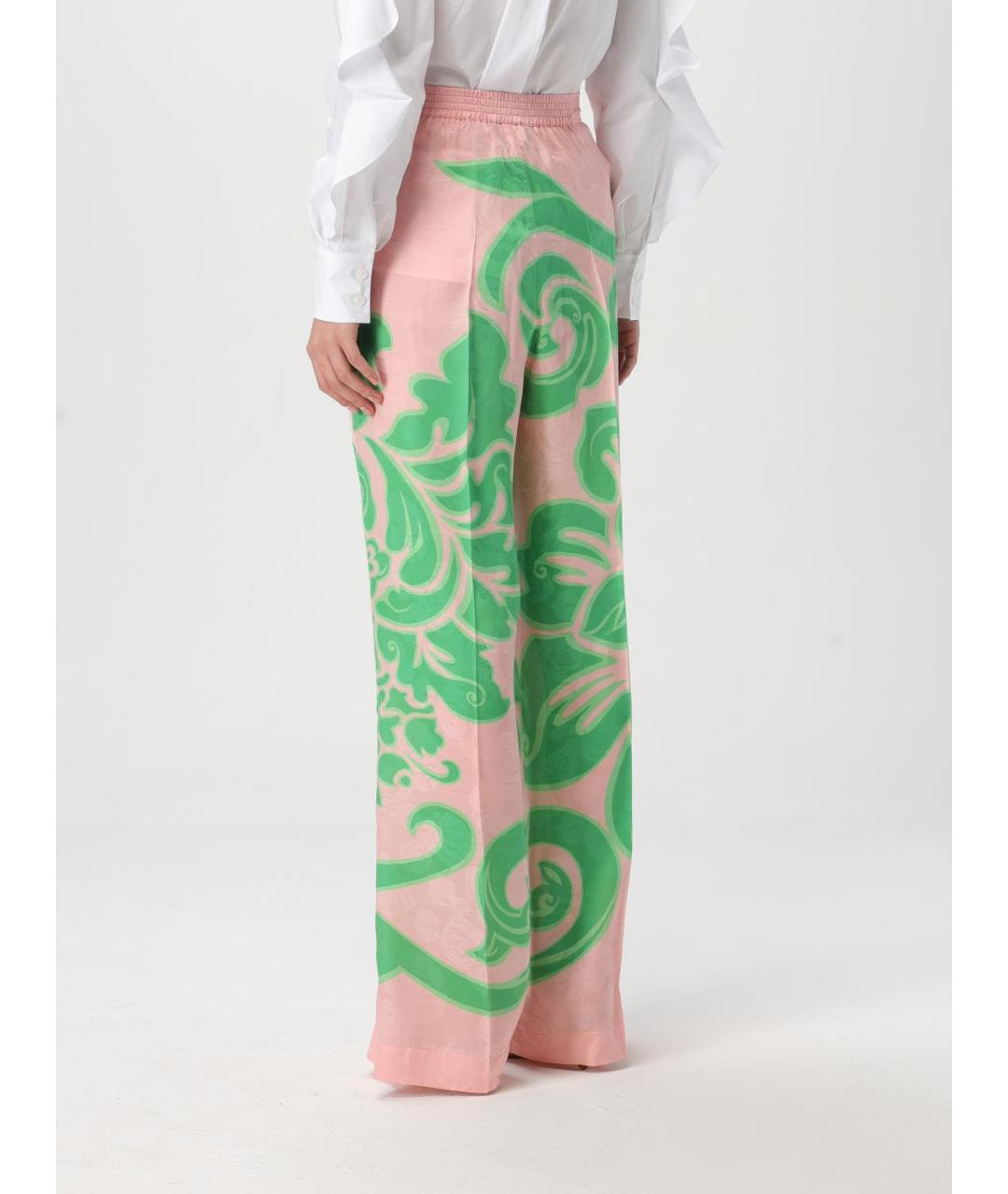 ETRO Мульти вискозные прямые брюки, фото 4