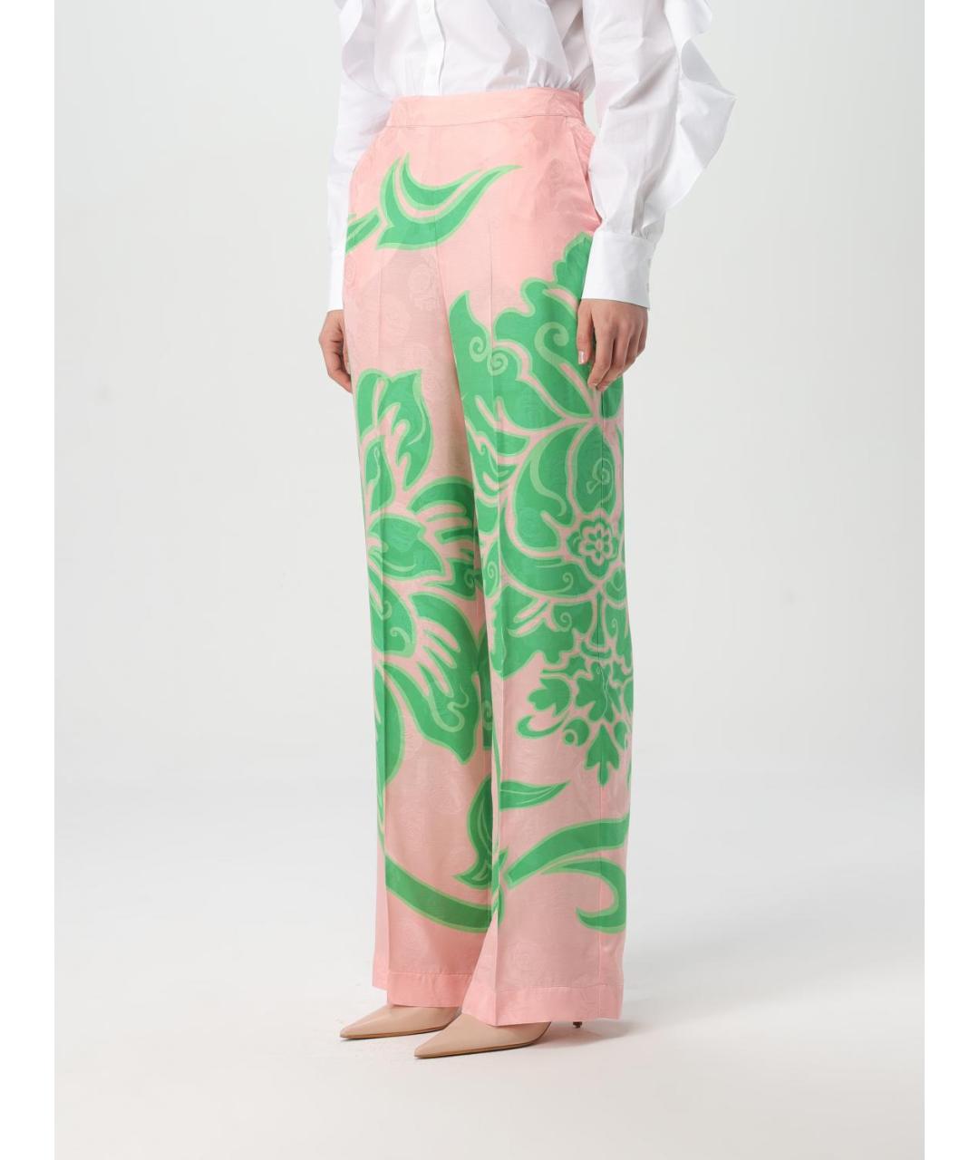 ETRO Мульти вискозные прямые брюки, фото 5