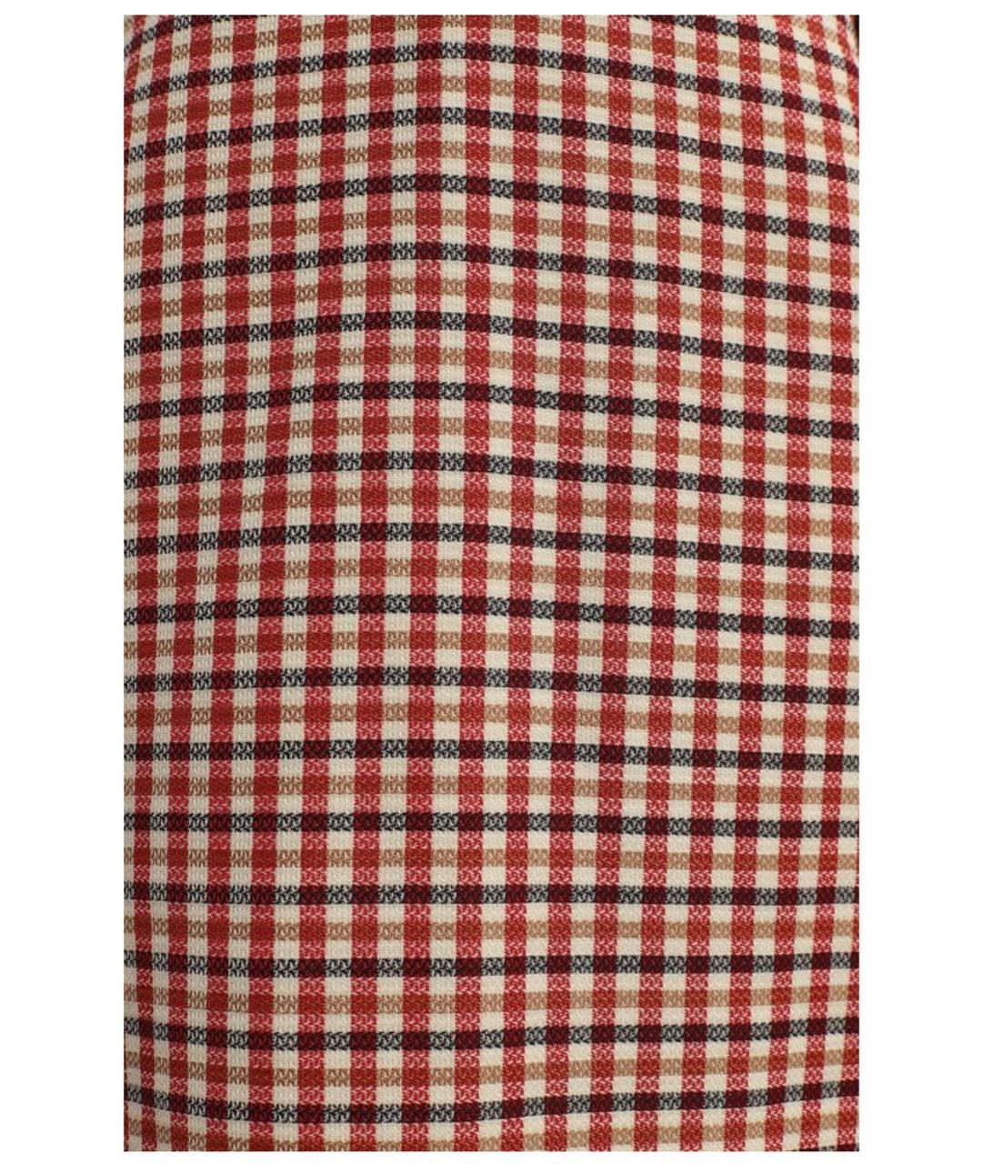 CHRISTIAN DIOR Мульти шерстяное повседневное платье, фото 3