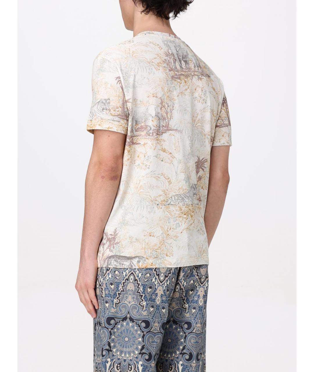ETRO Мульти хлопковая футболка, фото 4