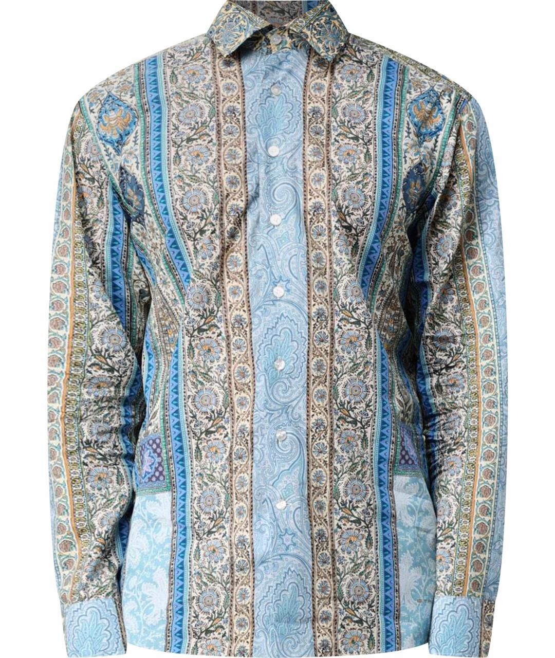 ETRO Голубая кэжуал рубашка, фото 1