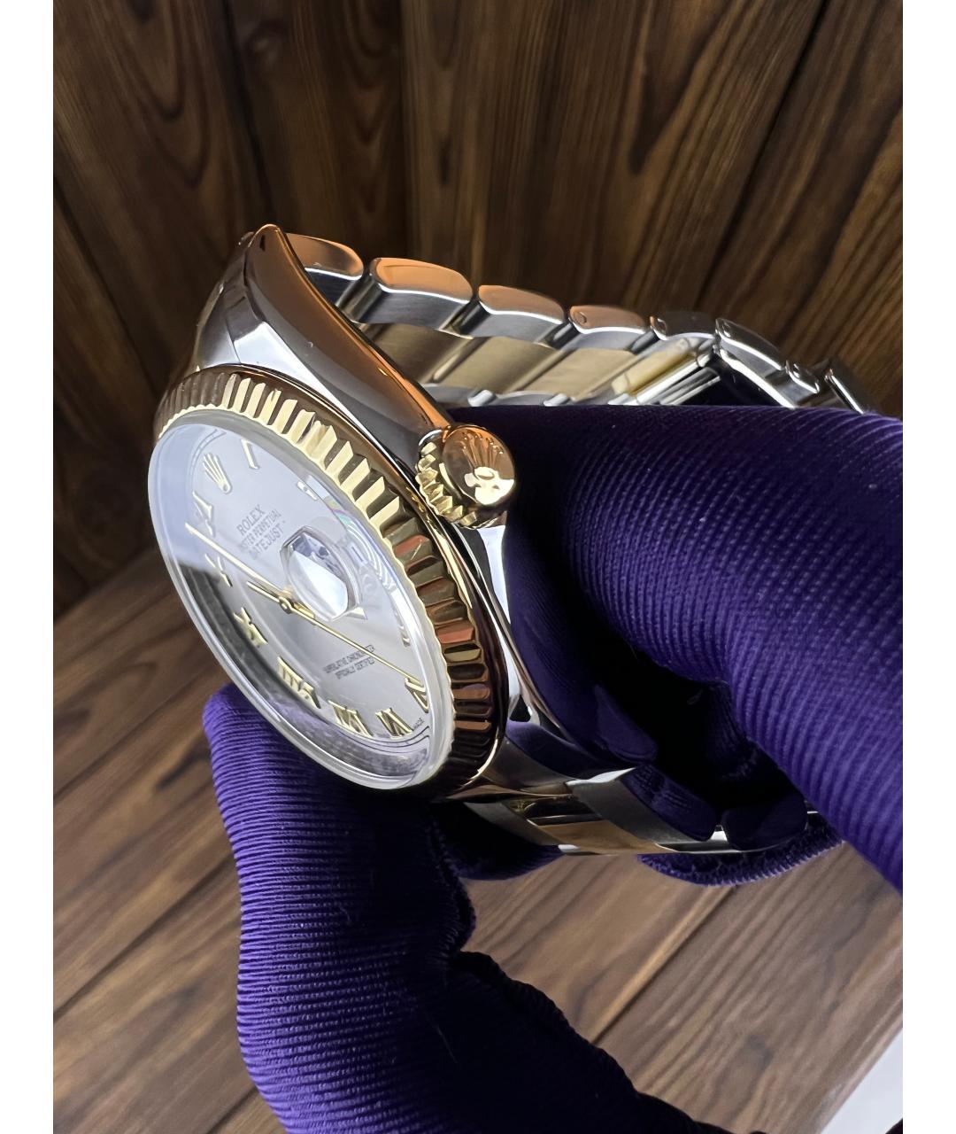 ROLEX Часы из желтого золота, фото 5