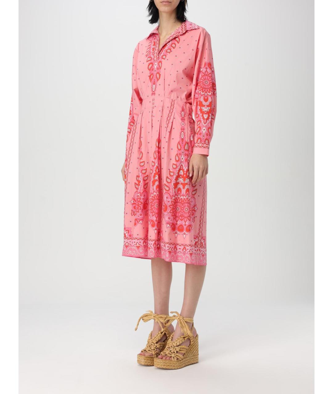 ETRO Розовое платье, фото 4