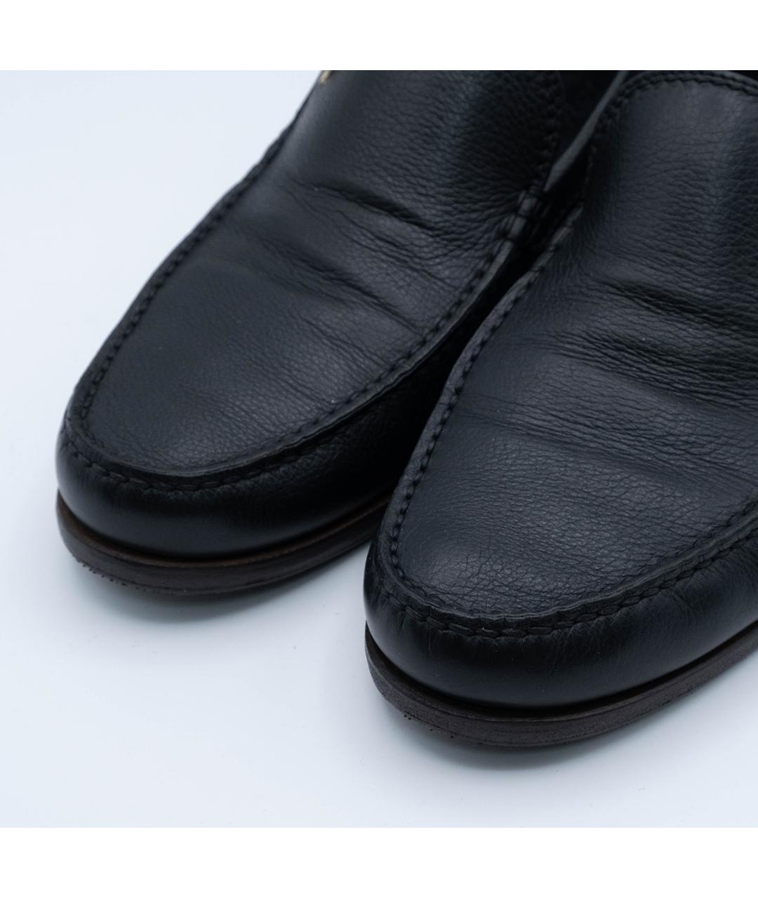 BRIONI Черные кожаные лоферы, фото 3