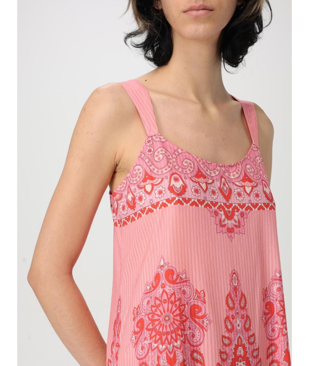 ETRO Розовое платье, фото 5