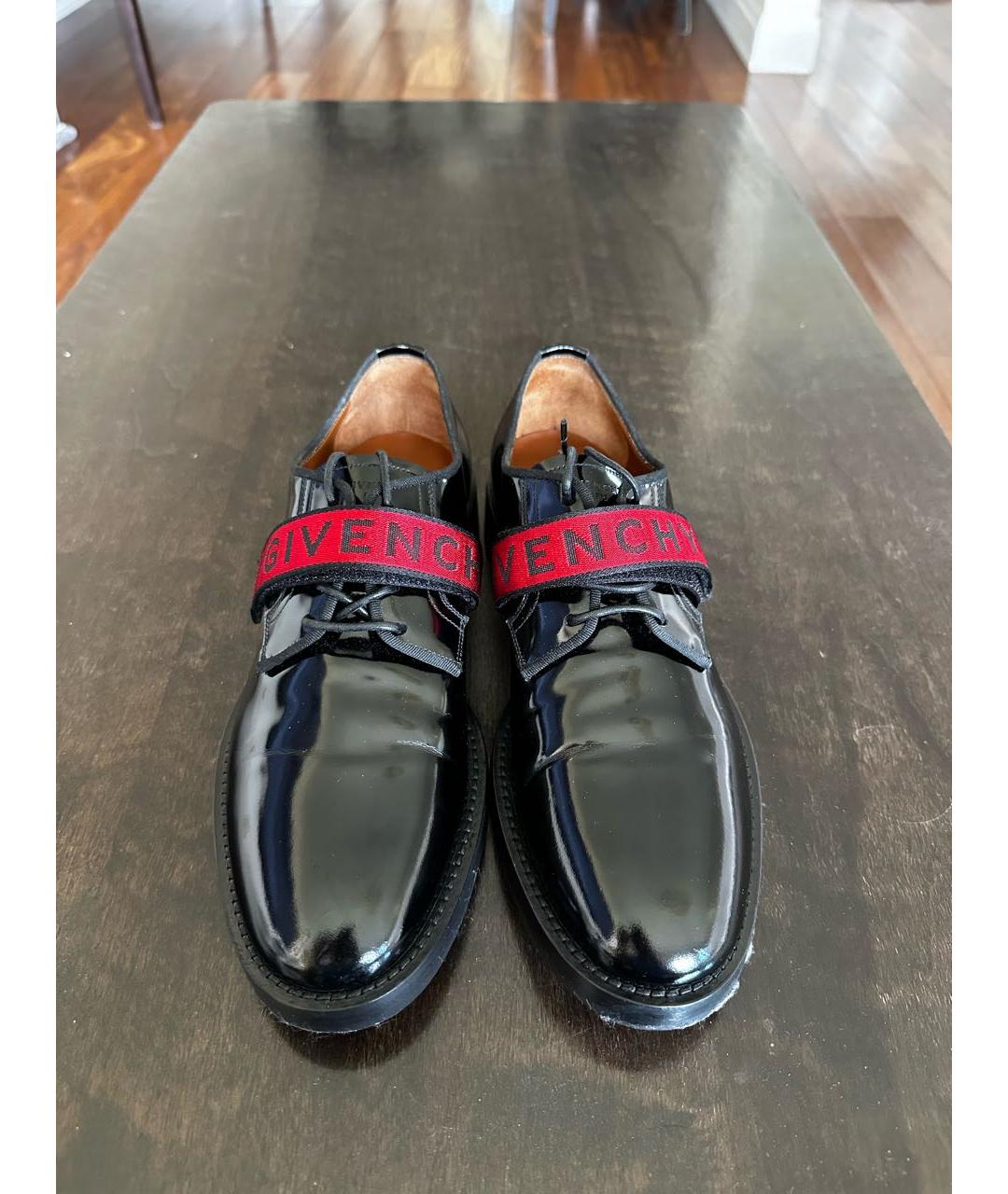 GIVENCHY Черные кожаные низкие ботинки, фото 2