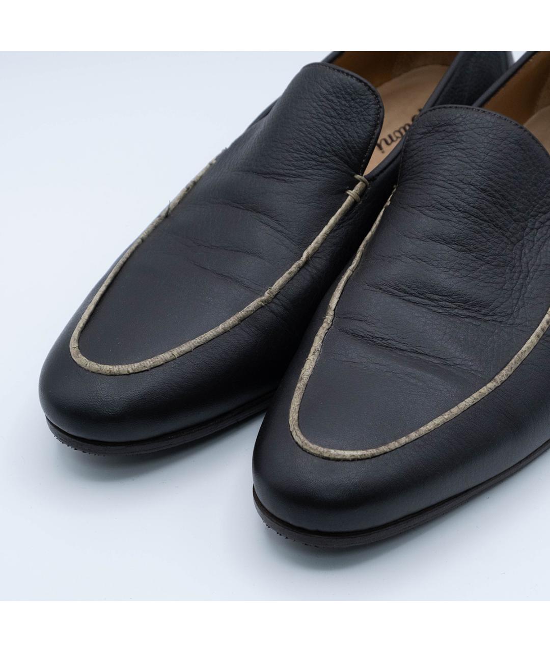 BRIONI Коричневые кожаные лоферы, фото 3