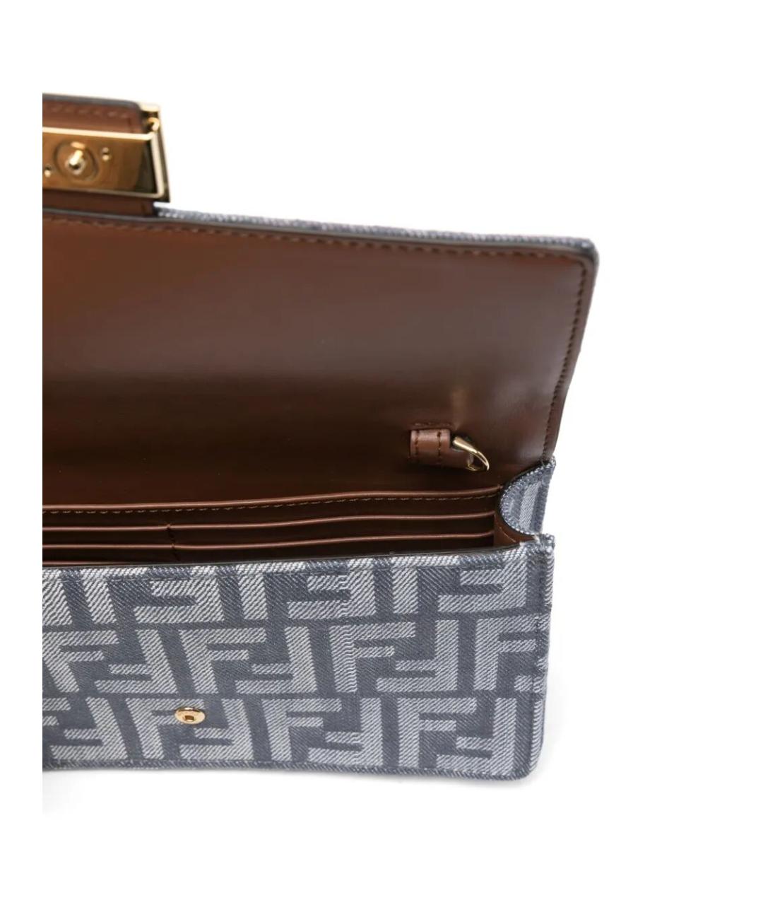 FENDI Синий кошелек, фото 4
