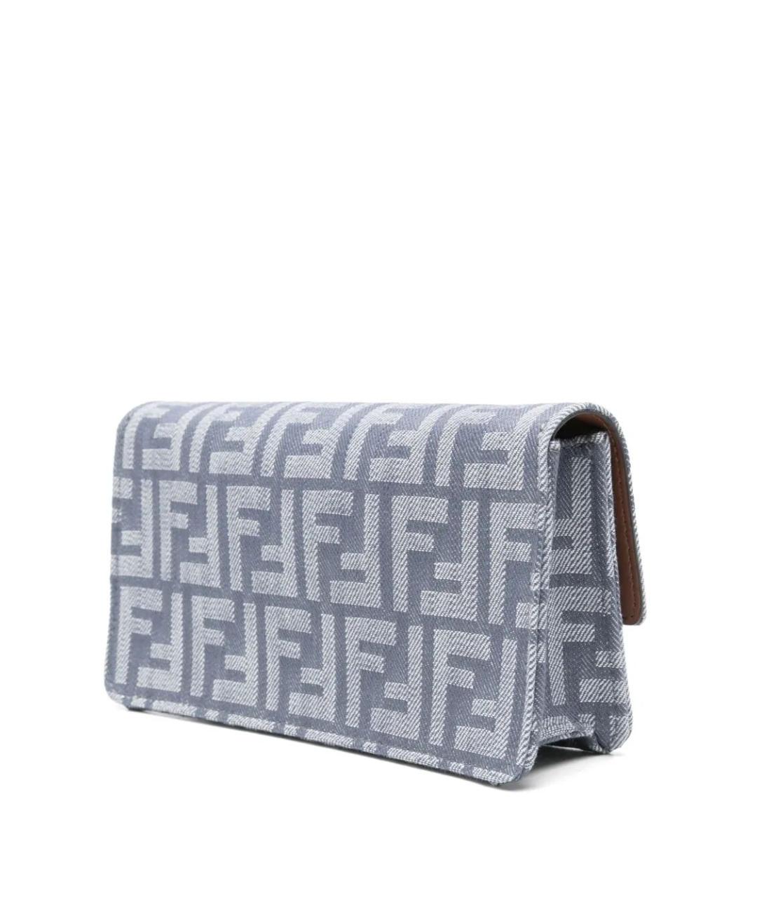 FENDI Синий кошелек, фото 3