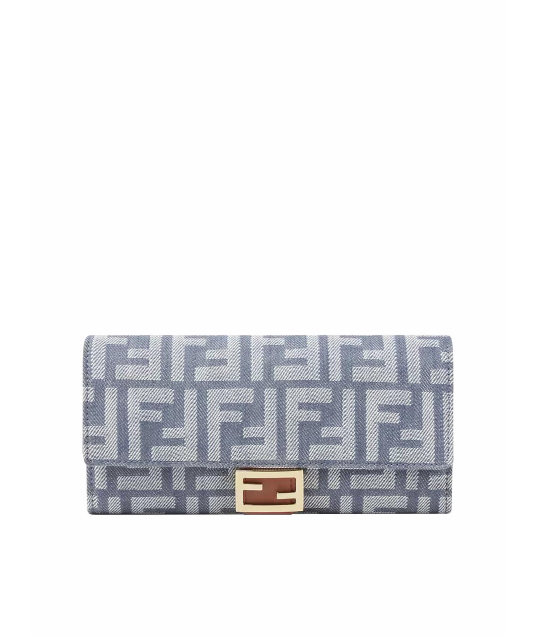 FENDI Синий кошелек, фото 1