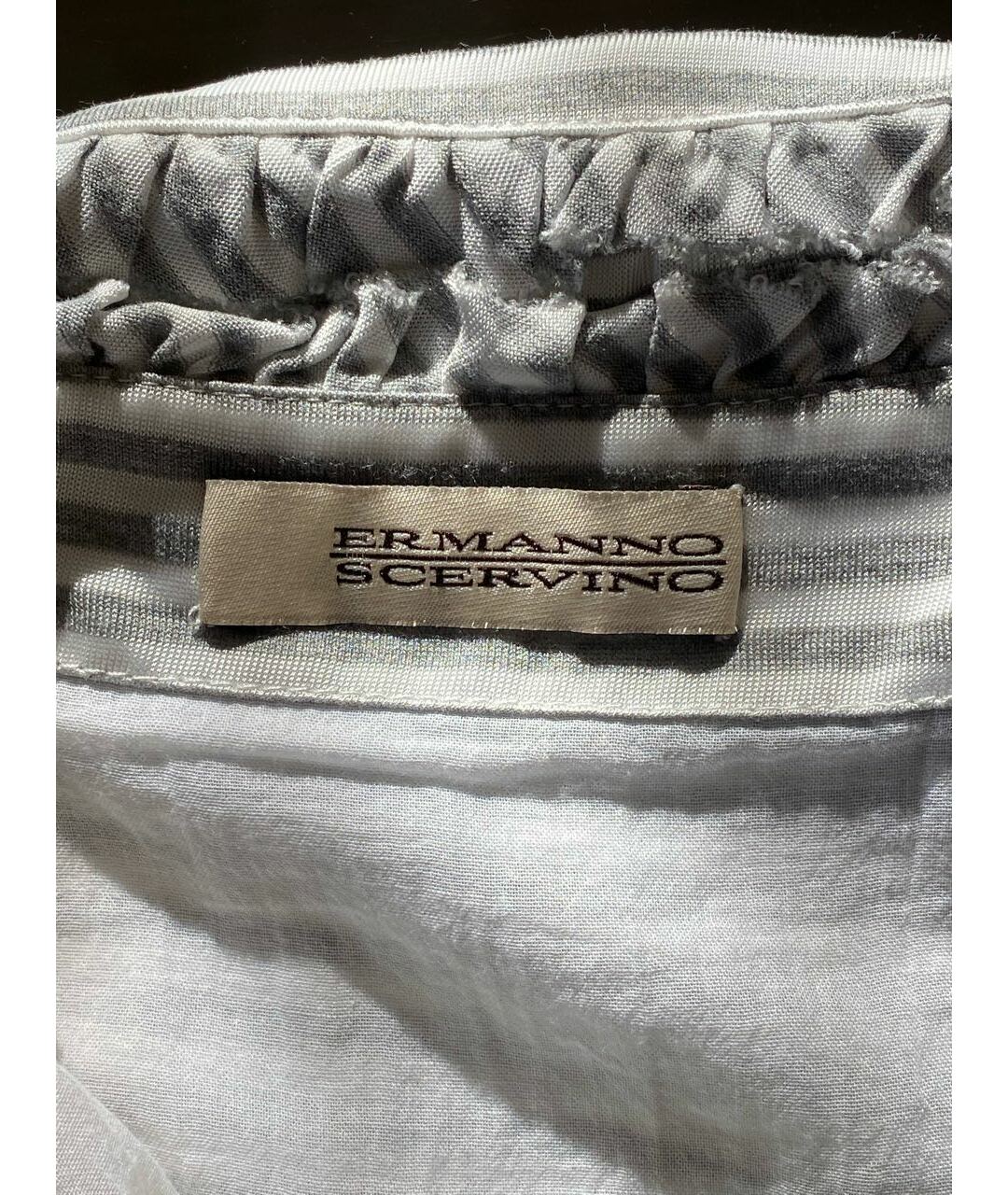 ERMANNO SCERVINO Серая вискозная майка, фото 3