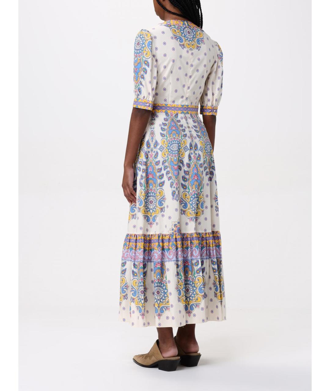 ETRO Мульти хлопковое платье, фото 3