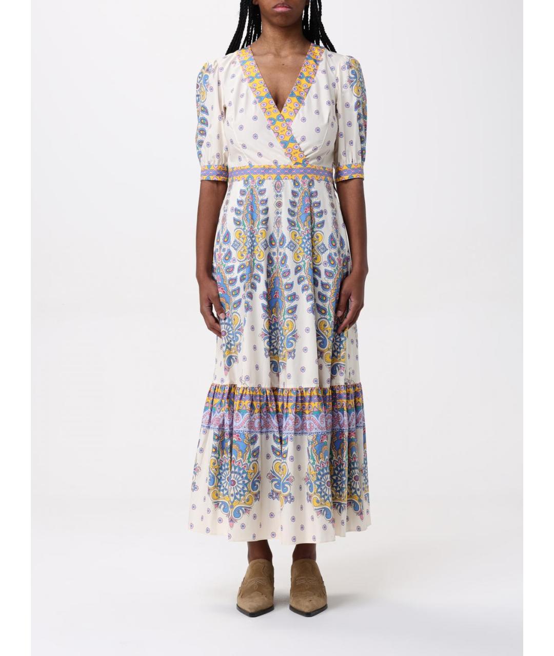 ETRO Мульти хлопковое платье, фото 2