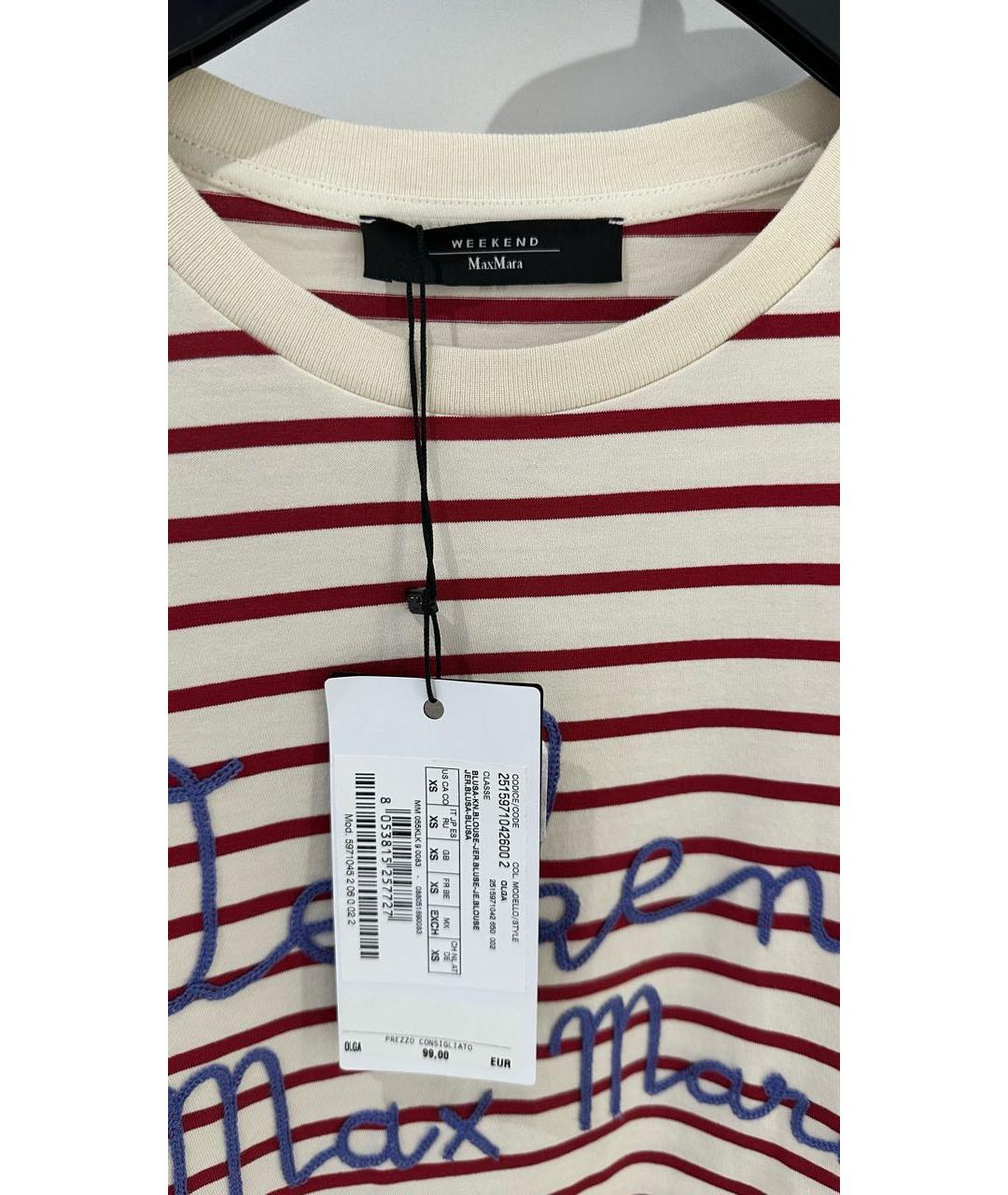 MAX MARA Хлопковая футболка, фото 4