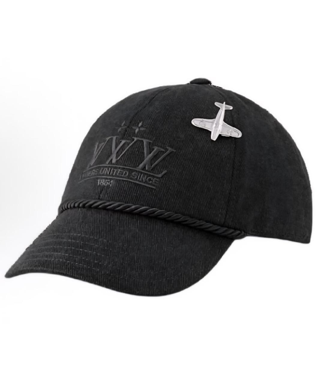 LOUIS VUITTON Черная хлопковая кепка/бейсболка, фото 5