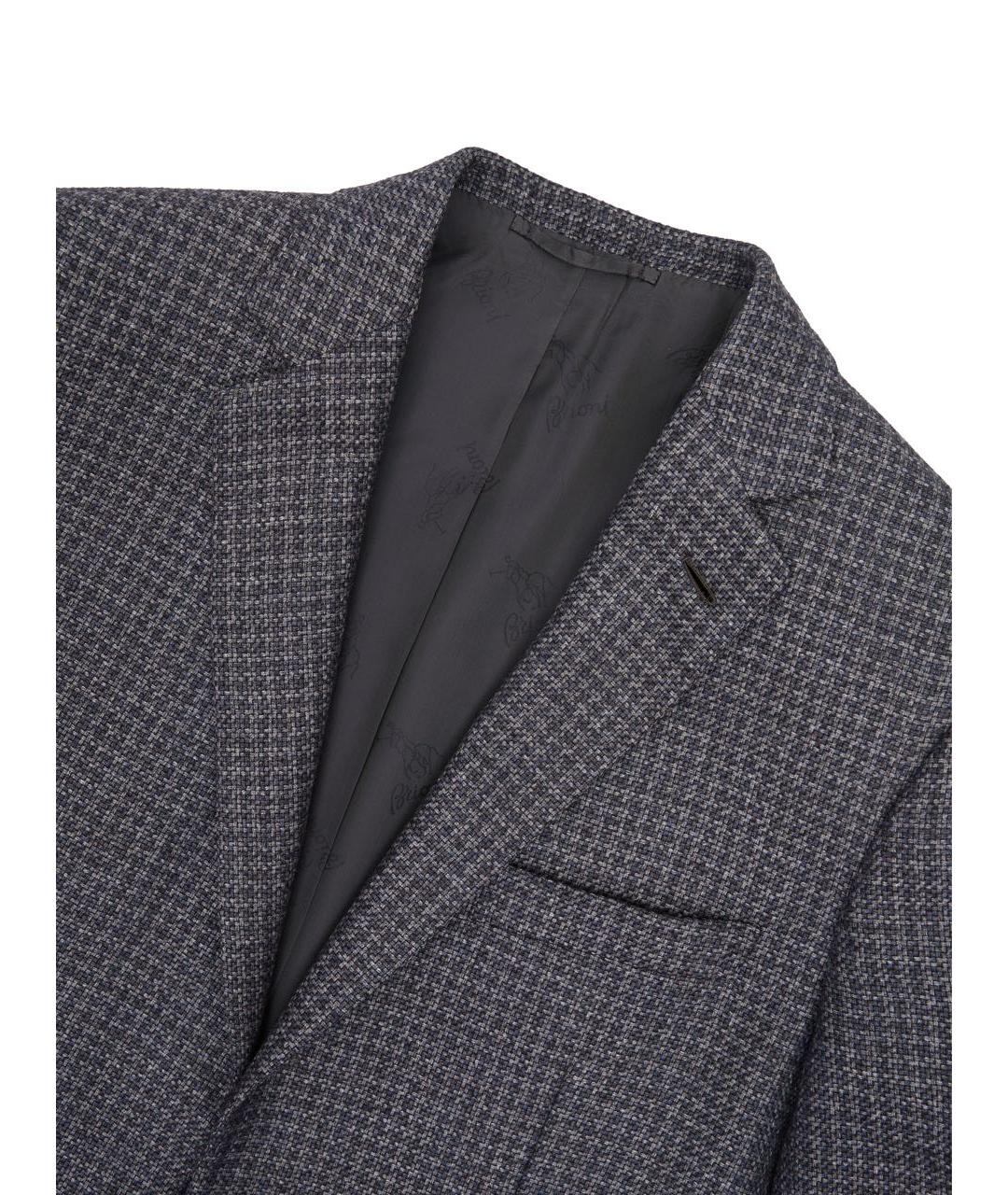 BRIONI Антрацитовый кашемировый пиджак, фото 3
