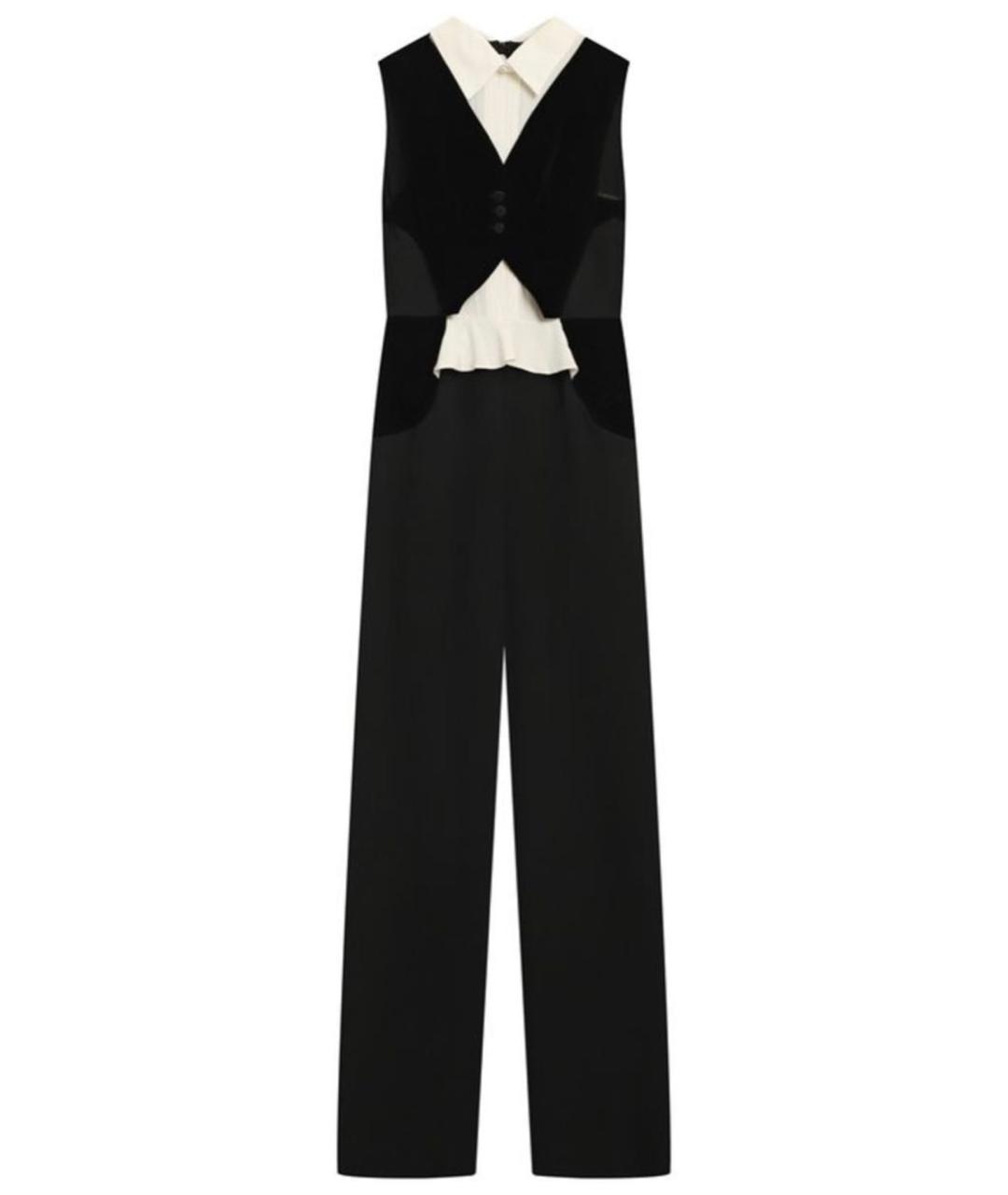 ERMANNO SCERVINO Черный шерстяной комбинезон, фото 1
