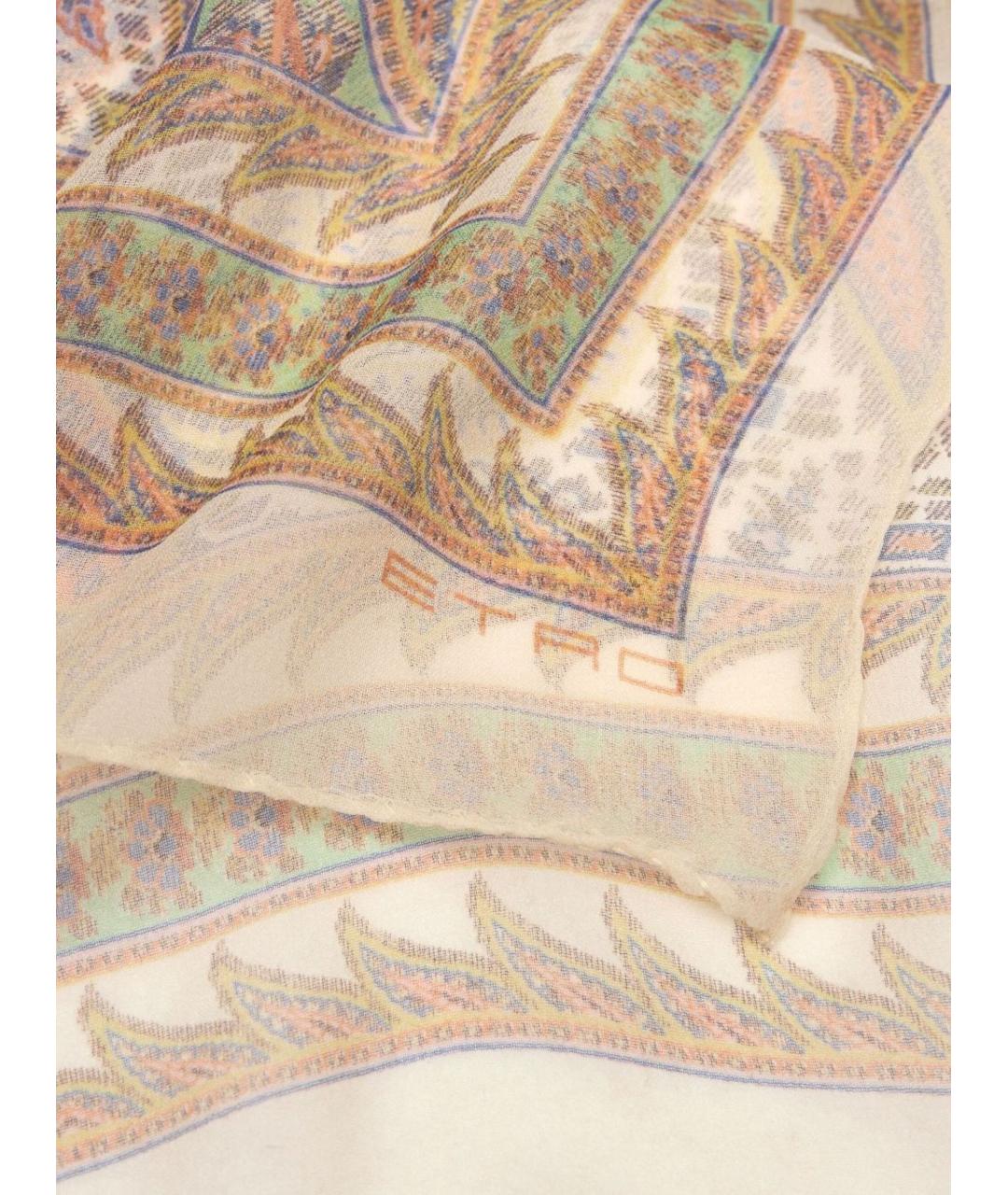 ETRO Розовый шарф, фото 5