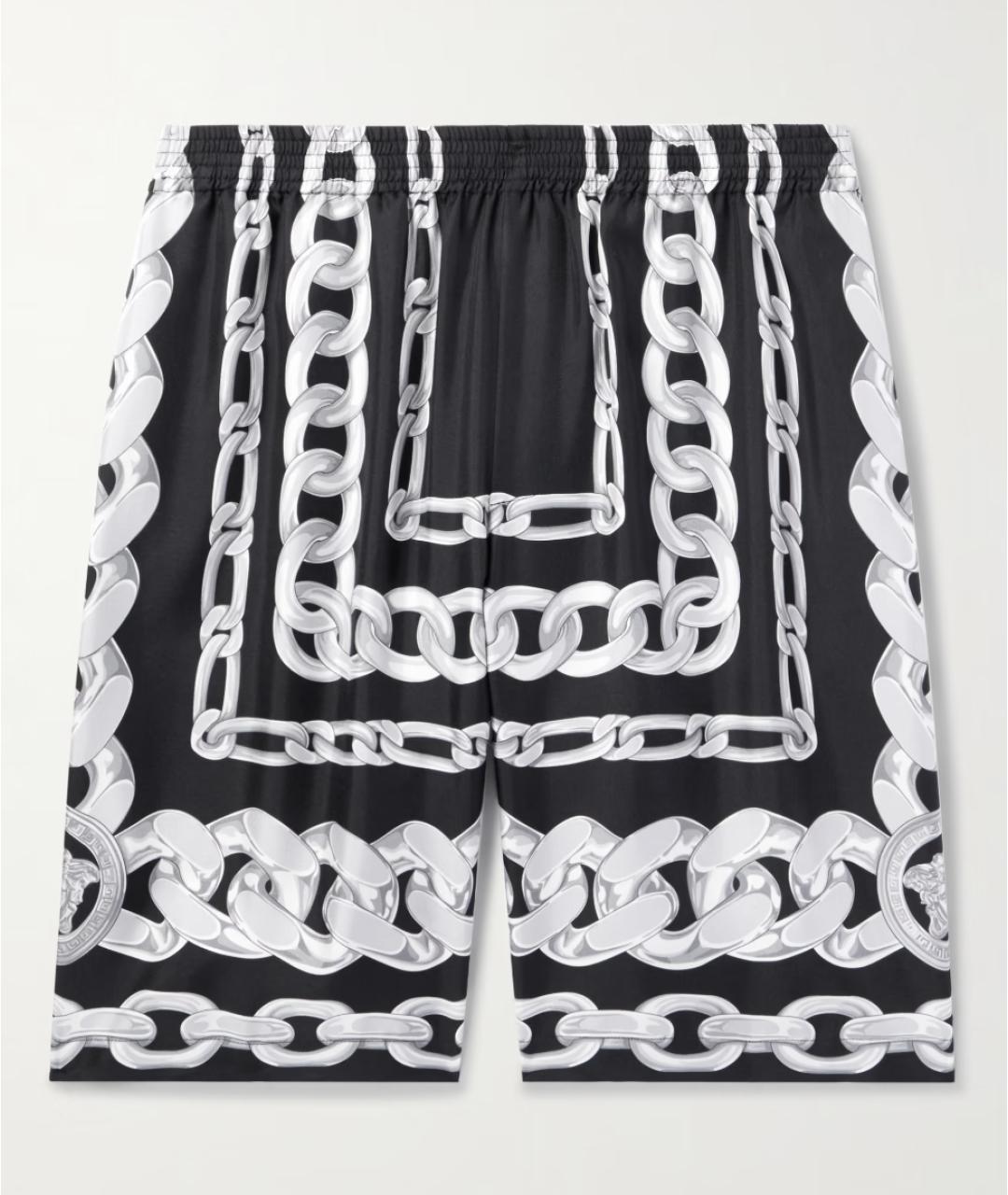 VERSACE Мульти шелковые шорты, фото 7