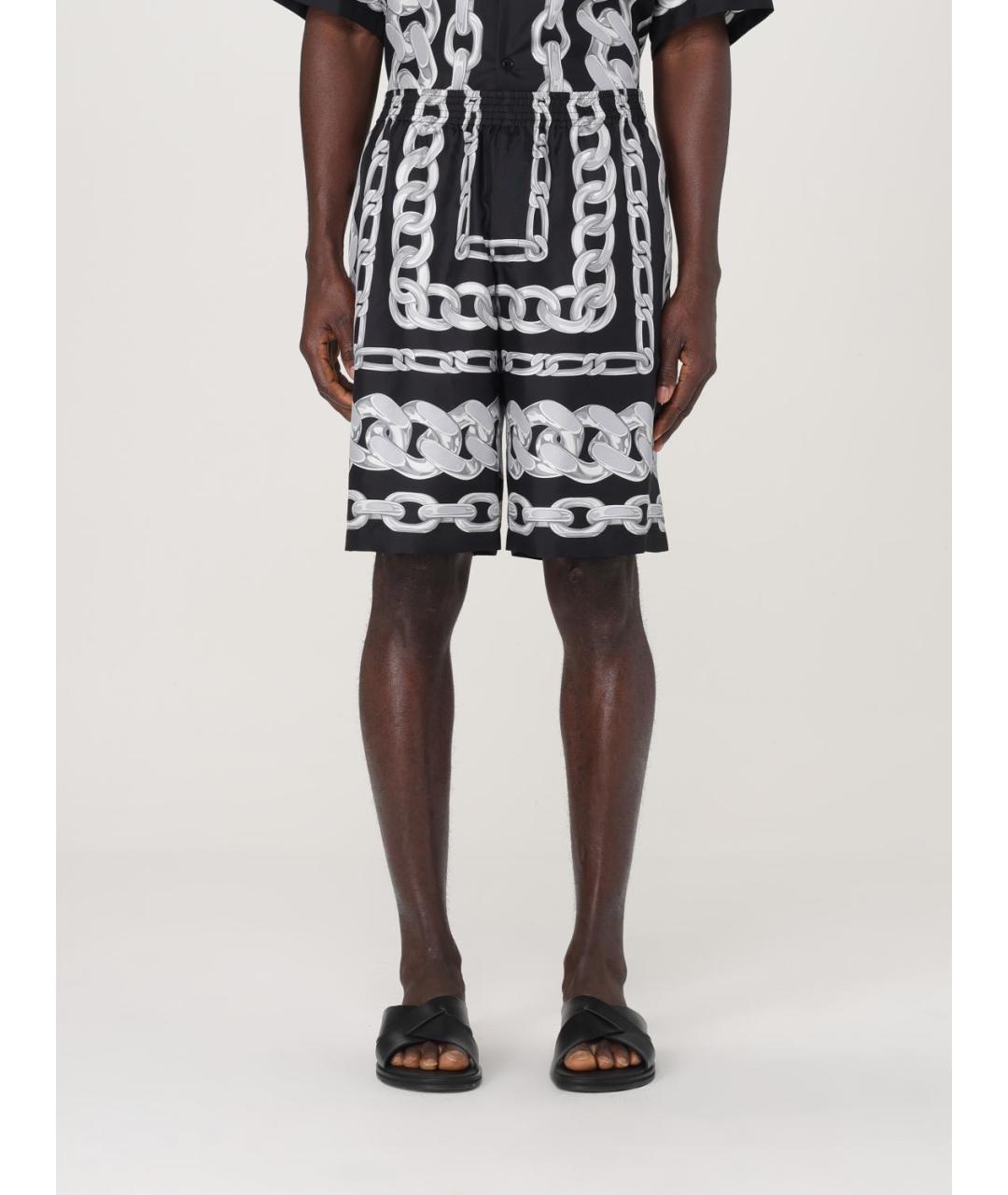 VERSACE Мульти шелковые шорты, фото 2