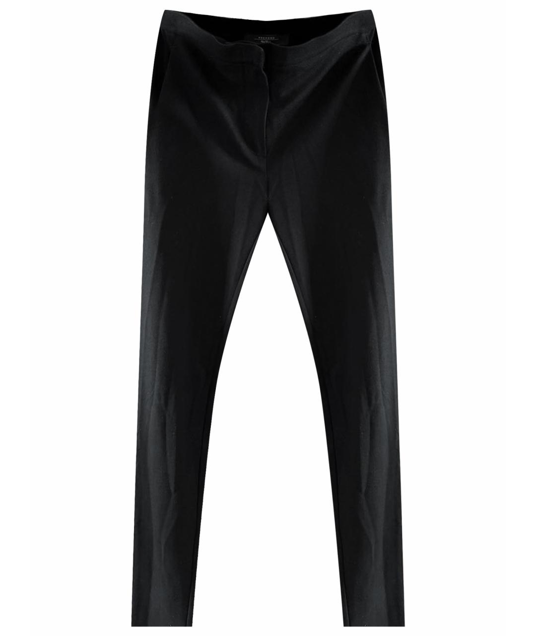 WEEKEND MAX MARA Черные брюки узкие, фото 1