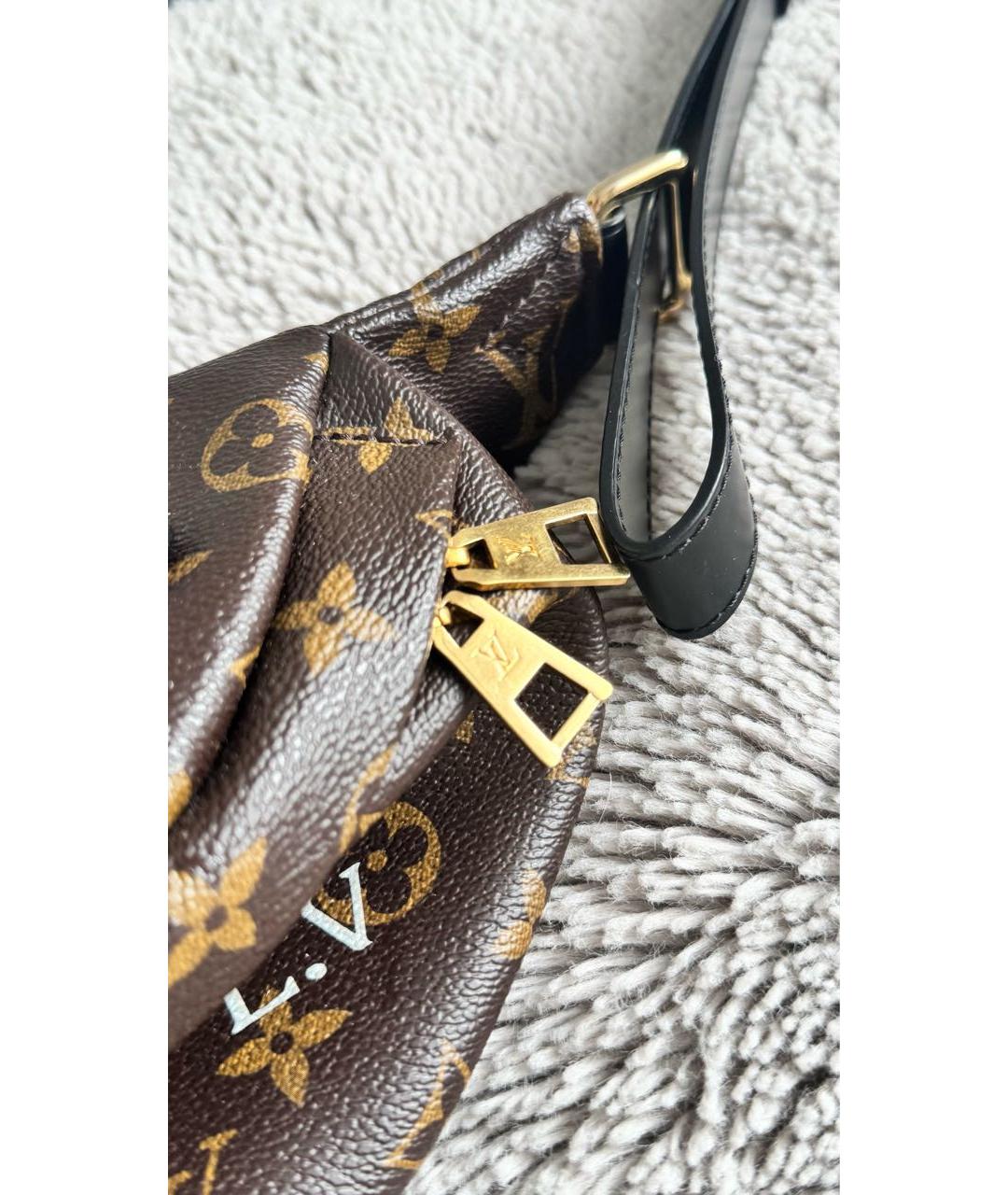 LOUIS VUITTON Коричневая поясная сумка, фото 2