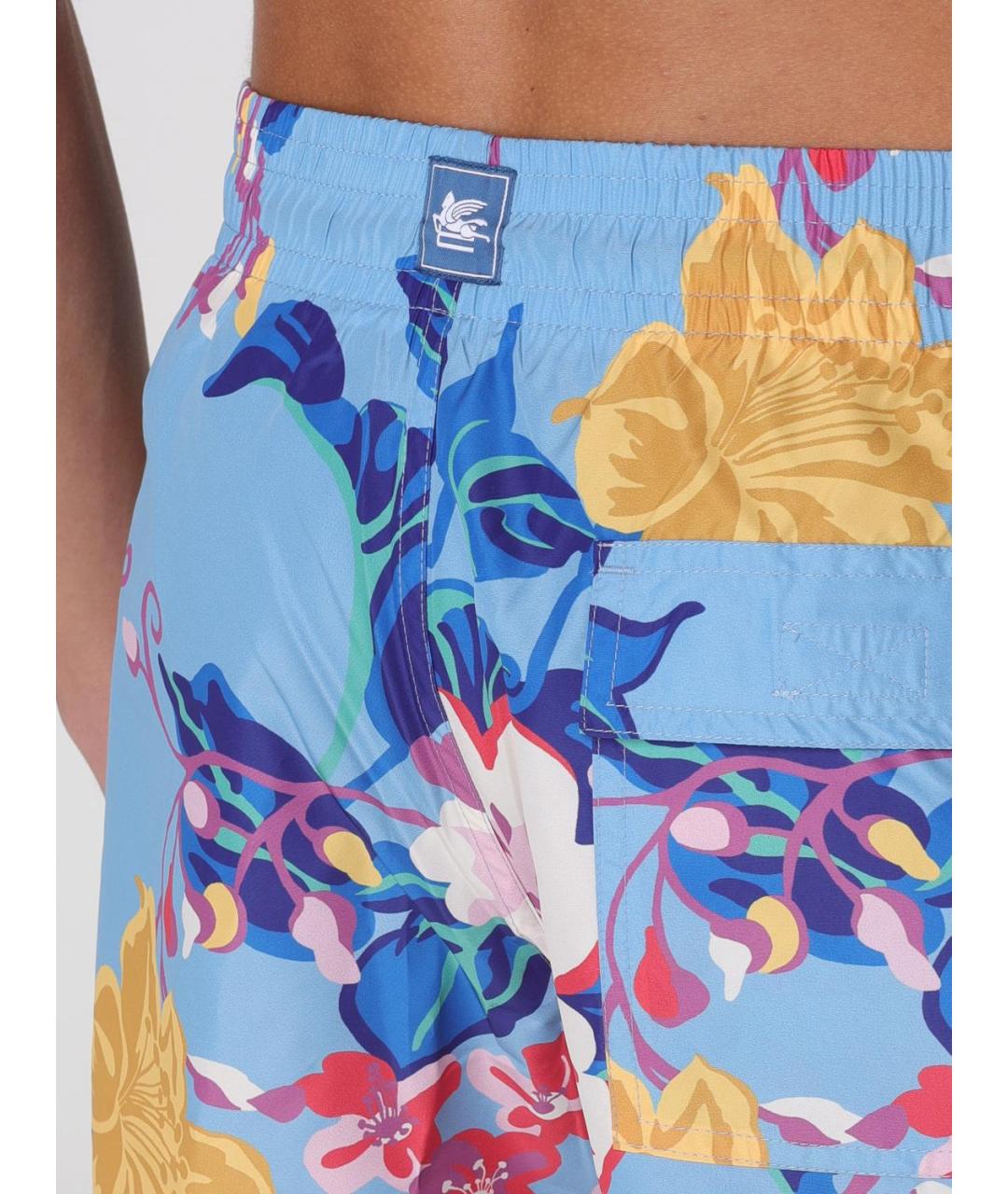 ETRO Мульти синтетические шорты, фото 5