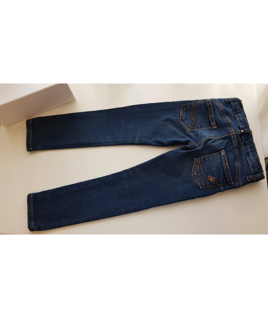 LIU JO KIDS Темно-синие хлопковые детские джинсы, фото 3