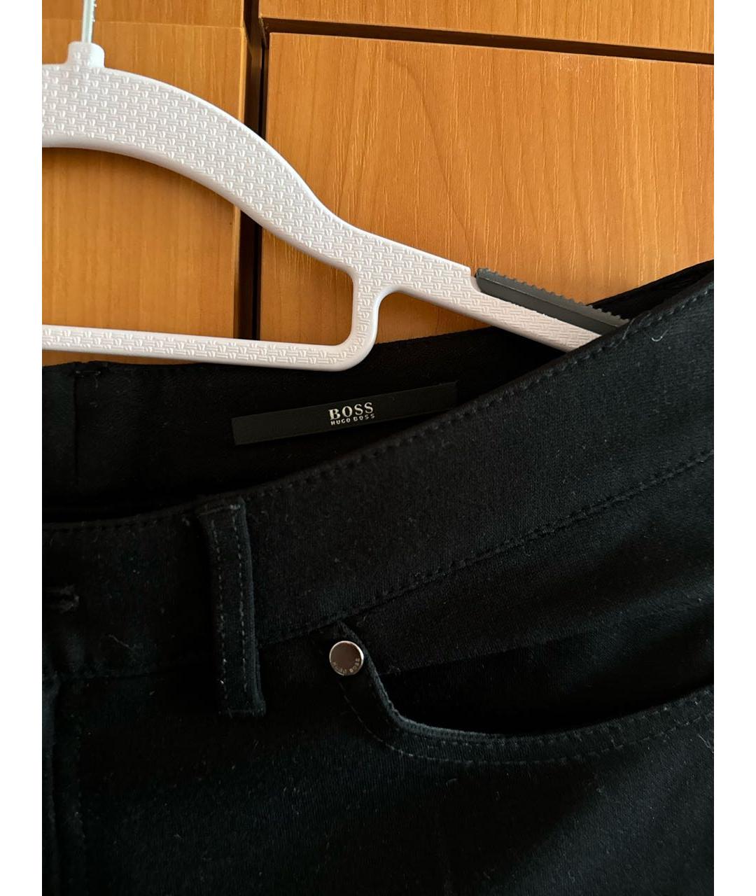 HUGO BOSS Черные брюки узкие, фото 4