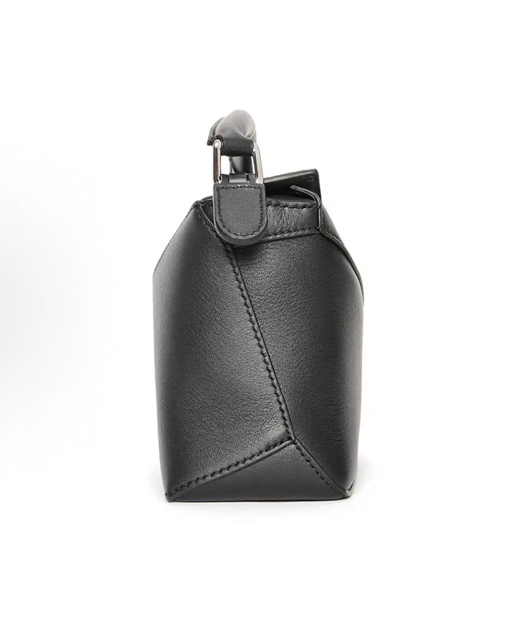 LOEWE Черная кожаная сумка через плечо, фото 4