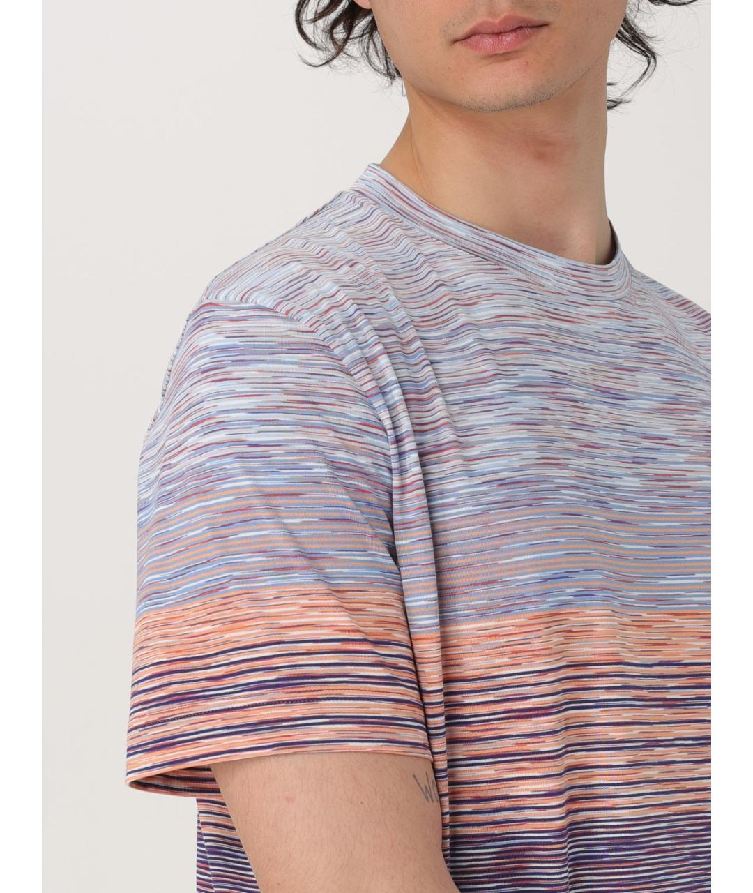 MISSONI Оранжевая хлопковая футболка, фото 5