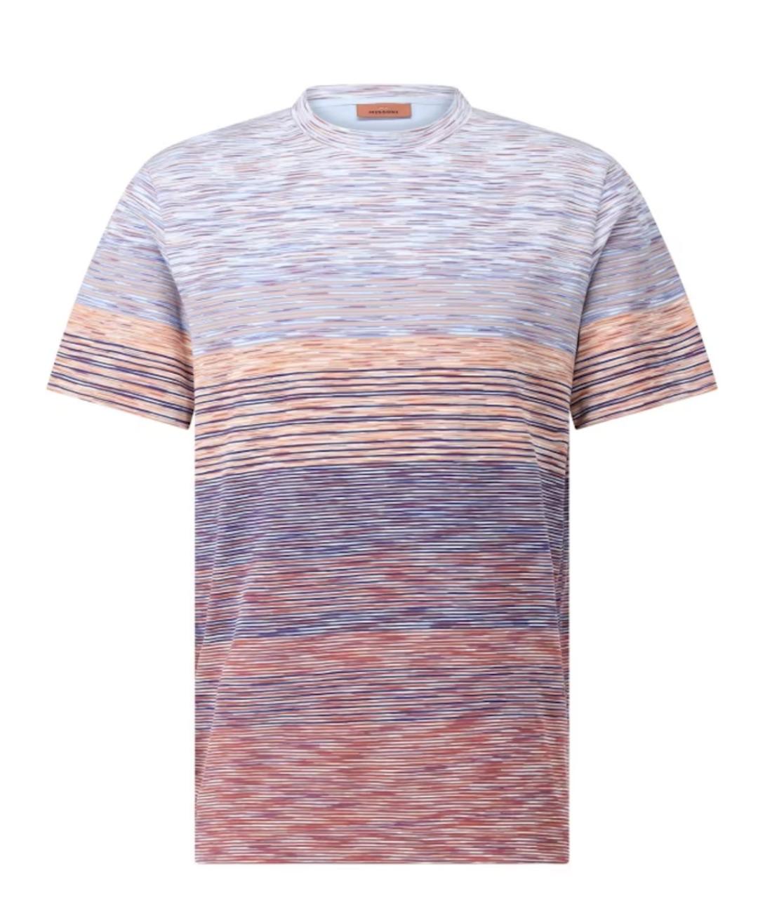 MISSONI Оранжевая хлопковая футболка, фото 1