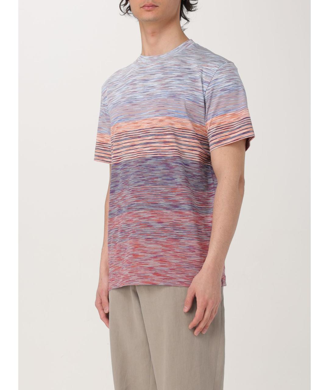 MISSONI Оранжевая хлопковая футболка, фото 4