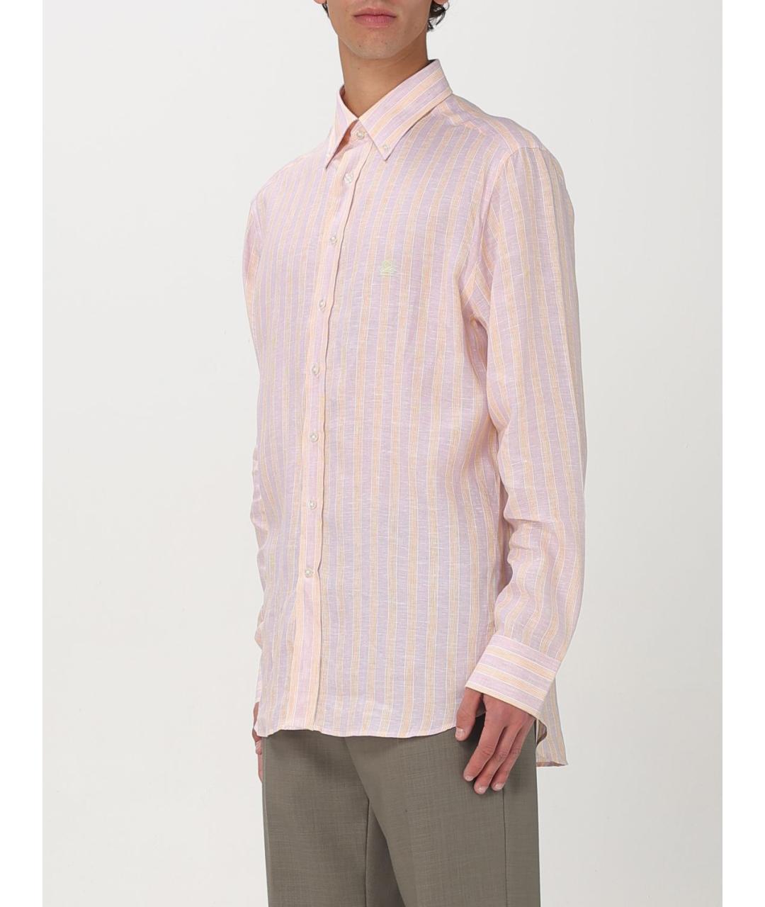 ETRO Розовая кэжуал рубашка, фото 4