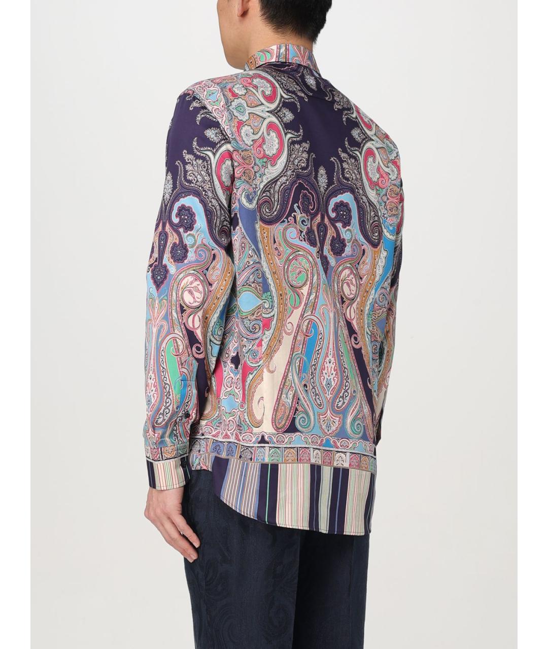 ETRO Мульти хлопковая кэжуал рубашка, фото 4