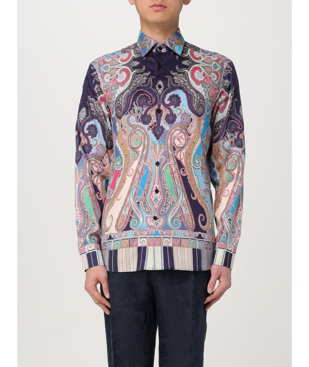 ETRO Мульти хлопковая кэжуал рубашка, фото 2