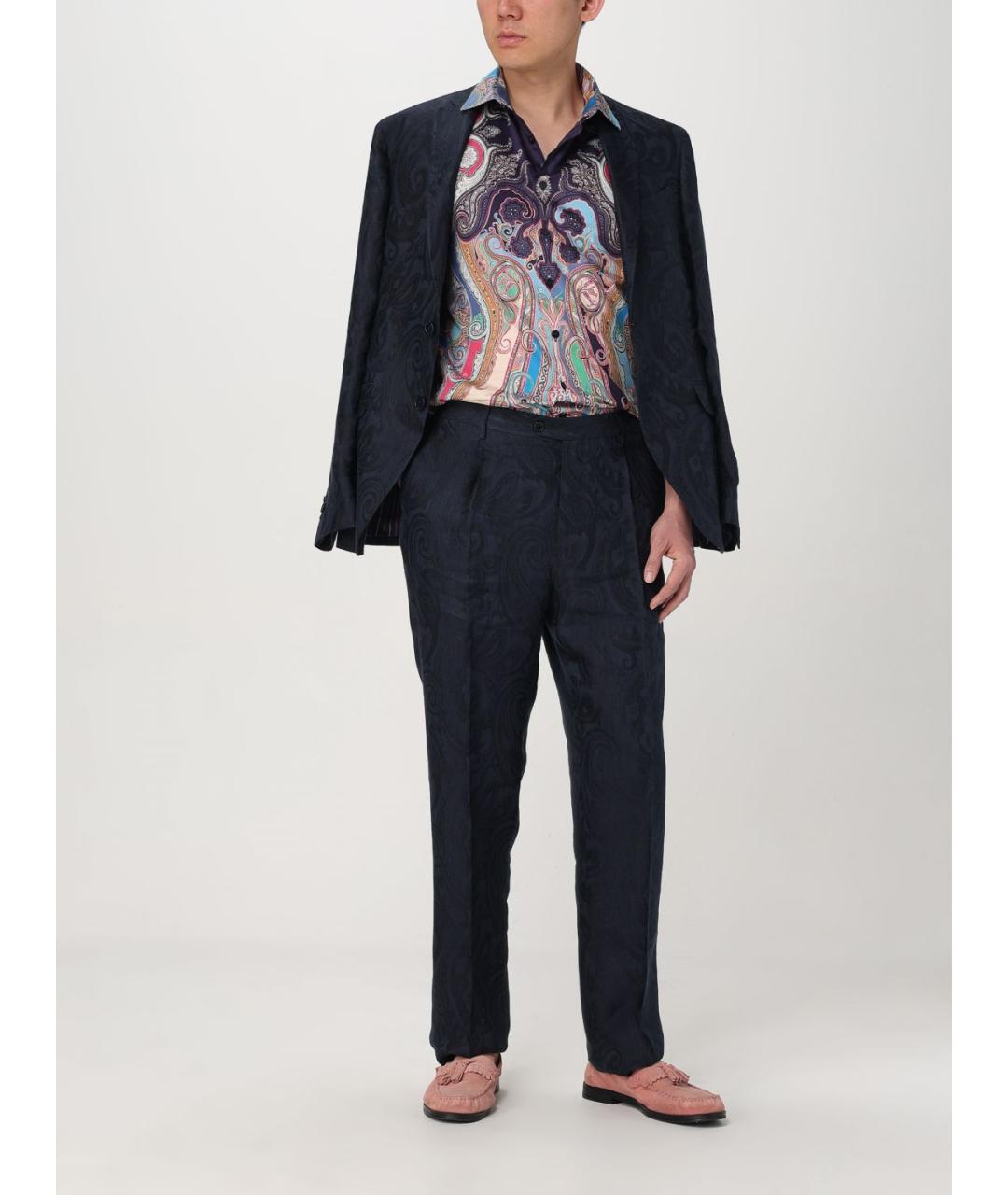 ETRO Мульти хлопковая кэжуал рубашка, фото 3