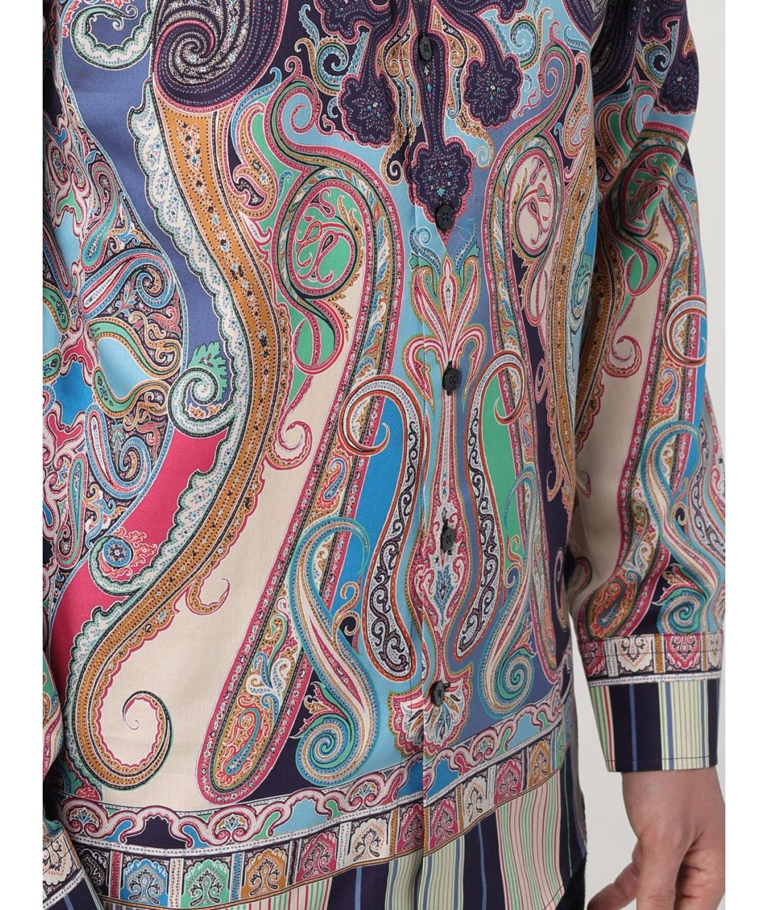 ETRO Мульти хлопковая кэжуал рубашка, фото 6