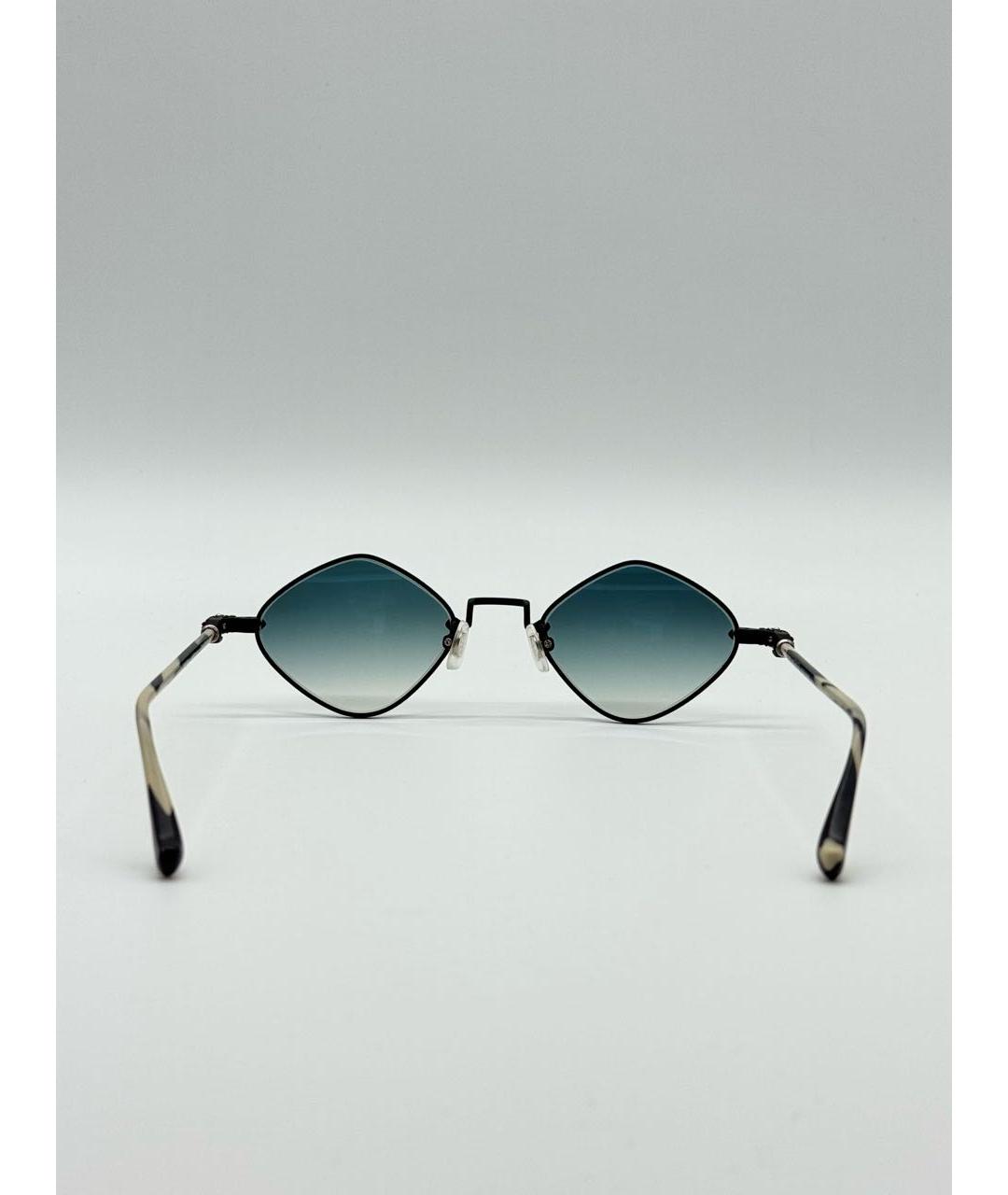 CHROME HEARTS Черные металлические солнцезащитные очки, фото 2