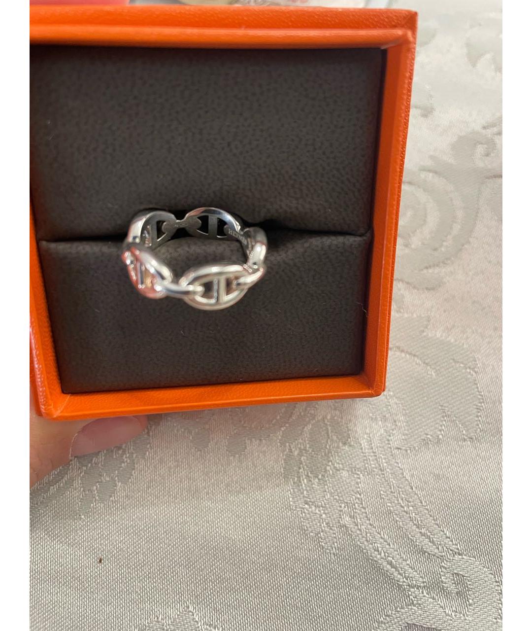 HERMES Серебряное серебряное кольцо, фото 5