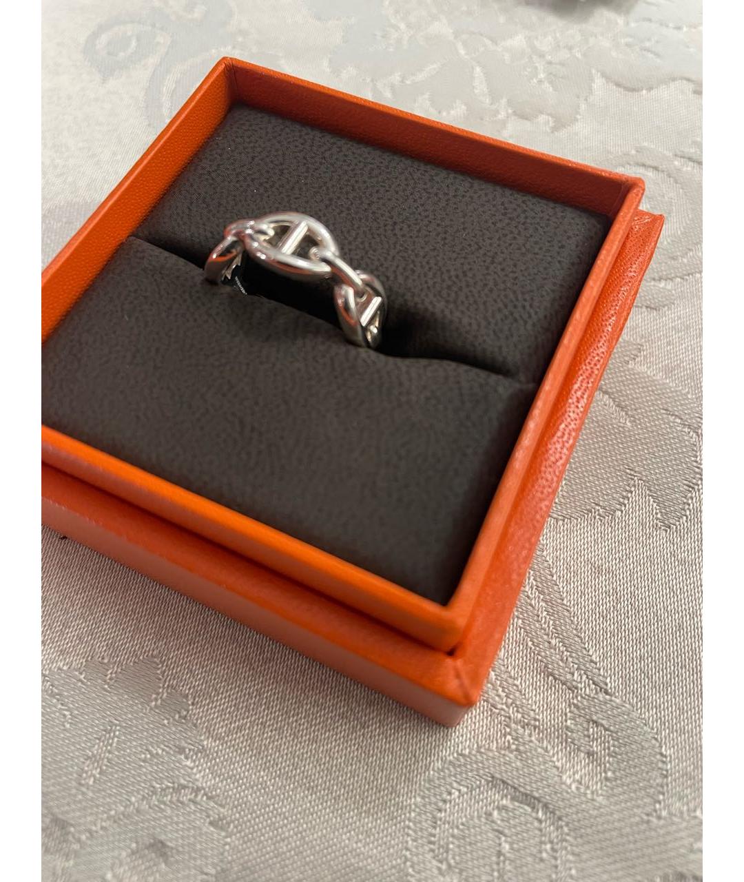 HERMES Серебряное серебряное кольцо, фото 3