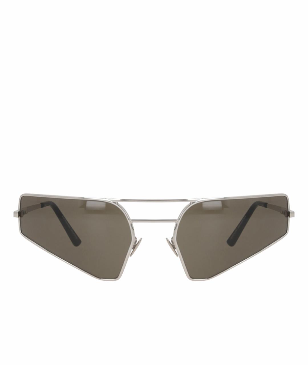 RICK OWENS Серебряные солнцезащитные очки, фото 1