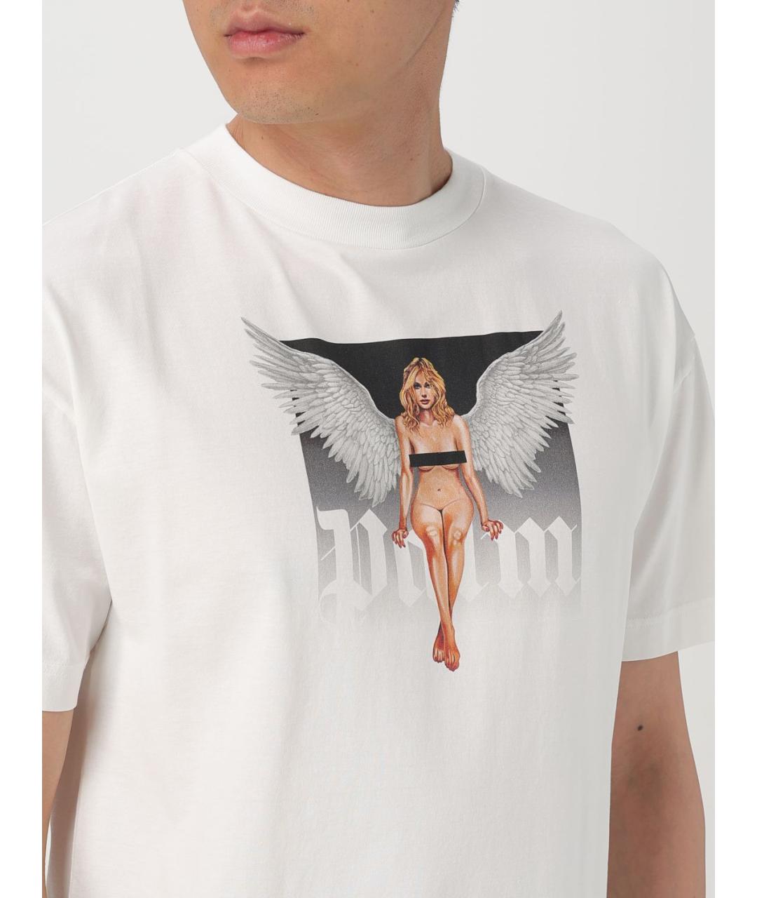 PALM ANGELS Белая футболка, фото 5