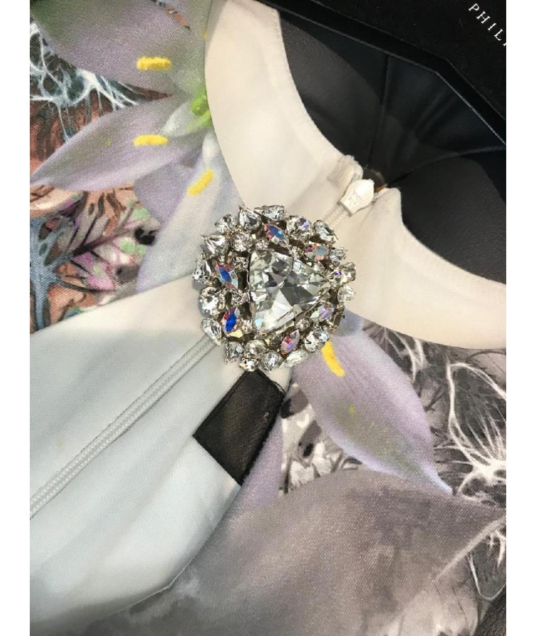 PHILIPP PLEIN Мульти платье, фото 4