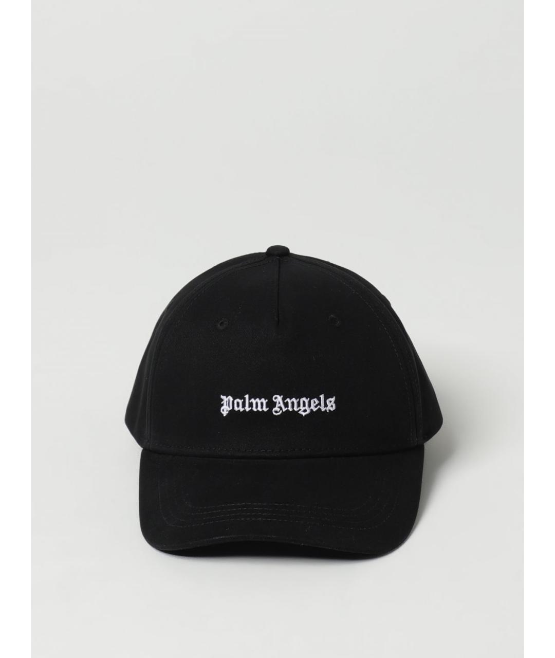 PALM ANGELS Черная хлопковая кепка/бейсболка, фото 2