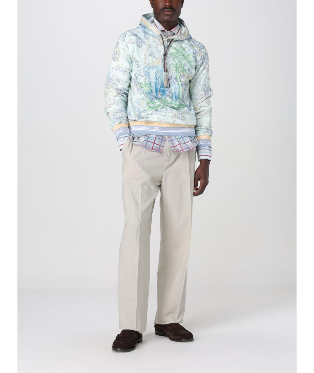 ETRO Мульти хлопковая кэжуал рубашка, фото 3